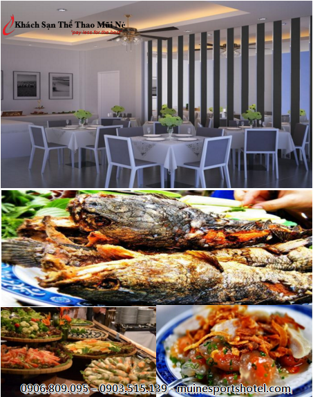 Enjoy the marine dishes at Mui Ne Sports Restaurant