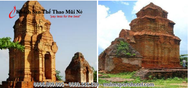 Mui Ne Sports Hotel is very close to Poshanư Cham Tower